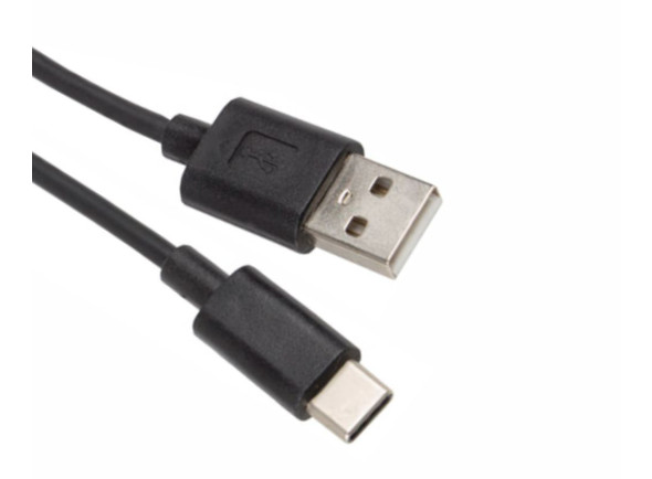 Lanberg Cabo USB-A 2.0 Macho / USB-C Macho 1m Preto Lanberg Cabo USB-A 2.0 Macho / USB-C Macho 1m Preto